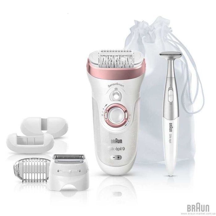 Эпилятор Braun Silk-epil 9 SES 9/890 SensoSmart сухое и влажное бритье