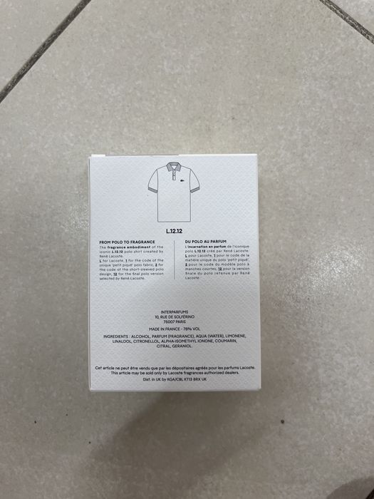 Lacoste L.12.12 Blanc Eau de Parfum