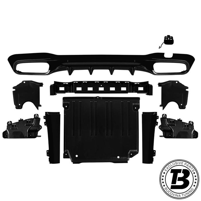 Difuzor Bara Spate compatibil cu Mercedes C Class W206 C63 Design