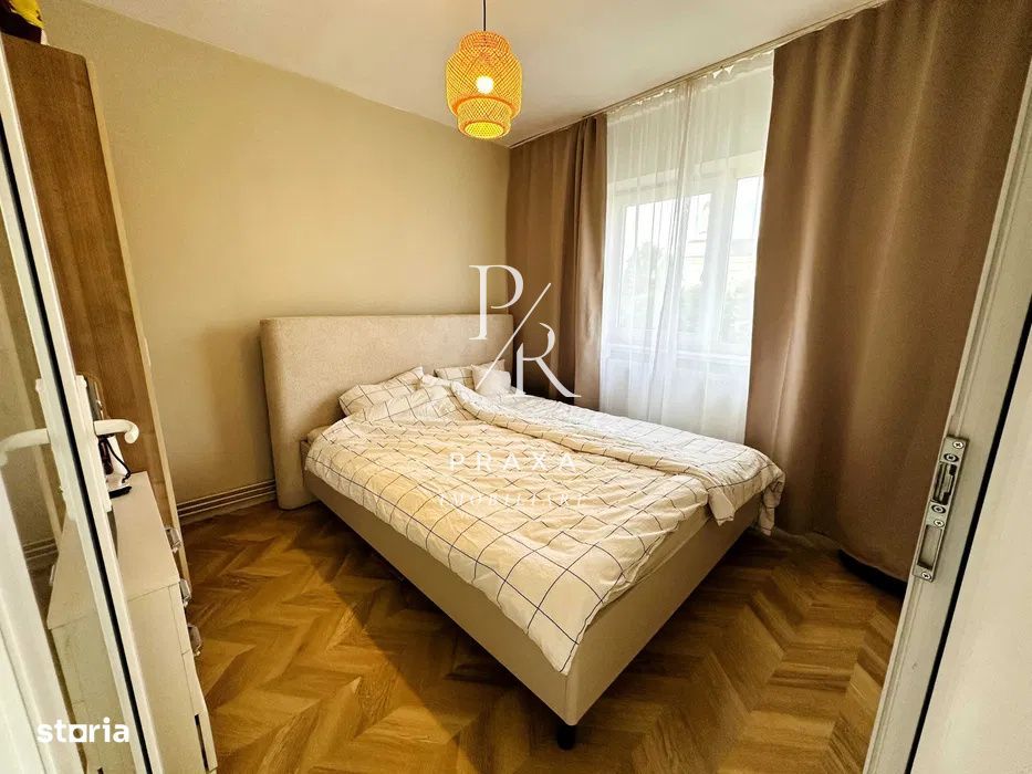 Apartament 2 camere, 43 mp, balcon, mobilat complet, zona Pacul Primav