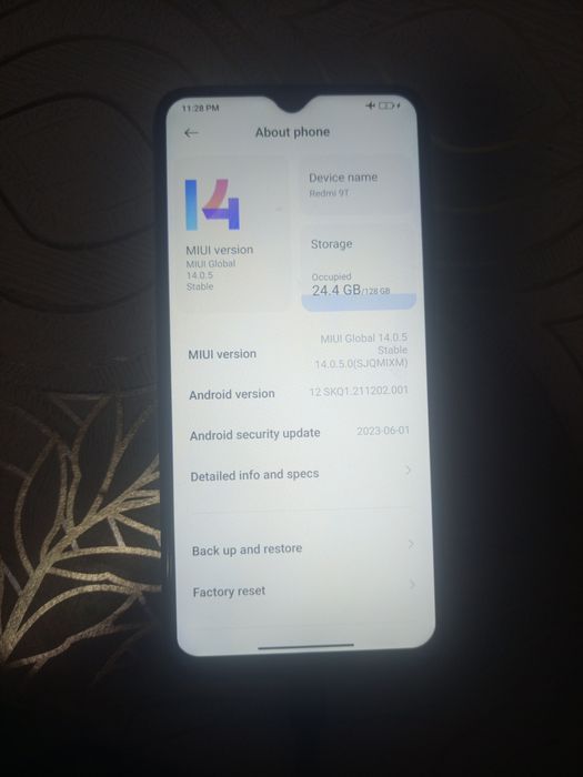 Redmi 9T 128 kg ayri boshlash