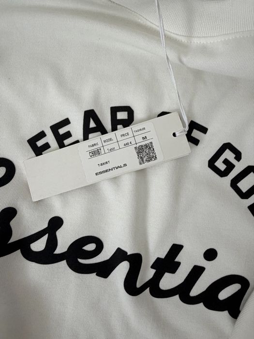 Tricou Essentials FOG White