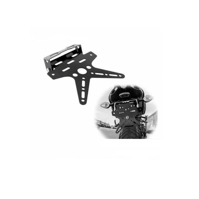 Поставка за регистрационен номер, Стойка за номер на мотор, Черен