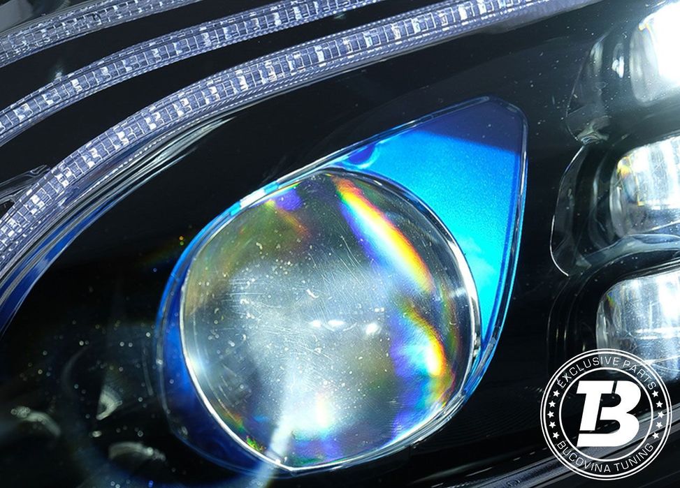 Faruri Full LED compatibile Mercedes C Class W205 S205 MBH Design