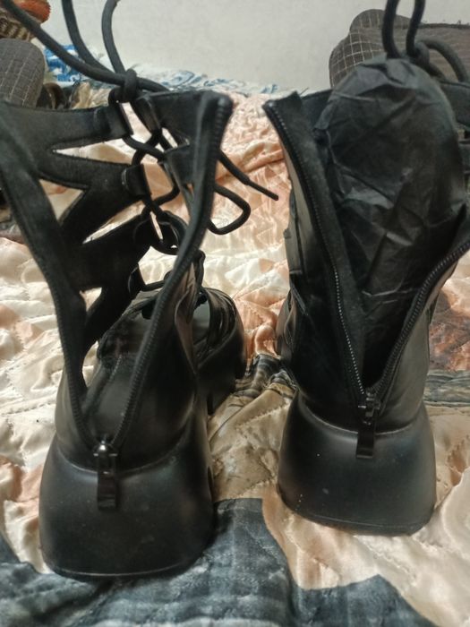 Кожанные полусапожки Челси