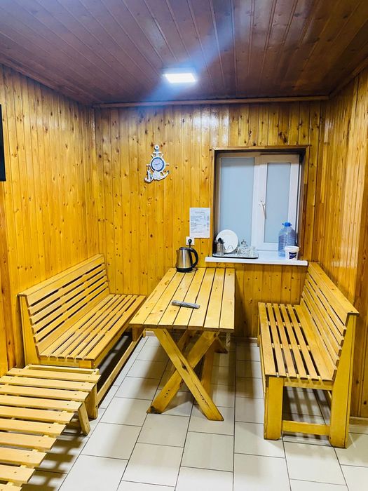 Семейная баня на дровах