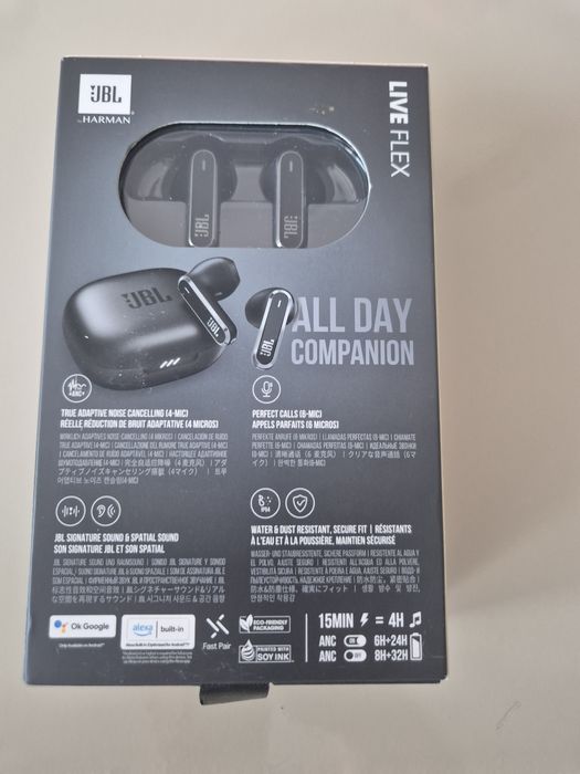 Casti in-ear JBL Live Flex,Touch Control,True Wireless,Sigilate - Noi.