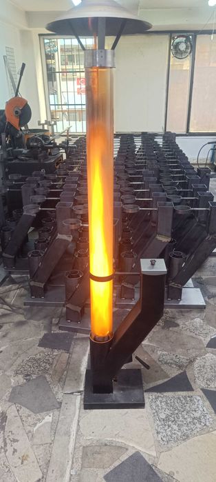 Печка на пелети без Дим