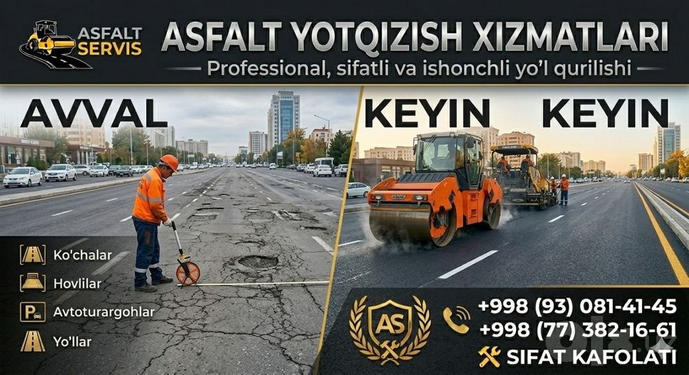 Asfalt xizmatlari