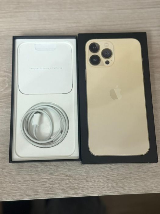 iPhone 13 pro max 128gb gold