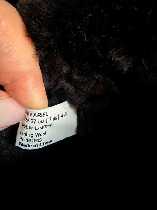 Ghete noi negre NAKED WOLFE din piele naturala, marimea 37