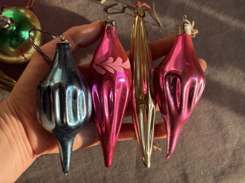 Старые елочные игрушки СССР