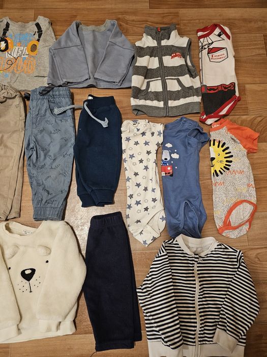 Пакет одежды для мальчика размер 74-80