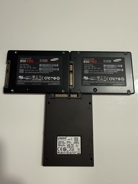SSD-uri M2 2280 NVME/SATA/2.5 256/512/500 Gb Samsung Evo/SkHynix/Toshiba