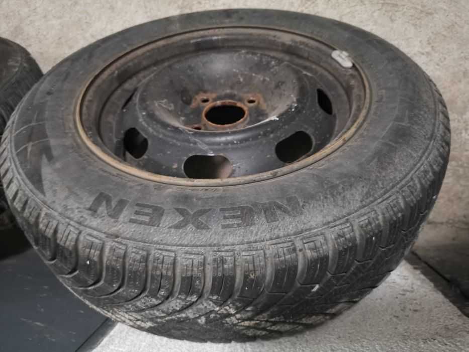 15" НОВИ Зимни Гуми с джанти NEXEN - 4бр. Рено Пежо Ситроен 195/65 R15