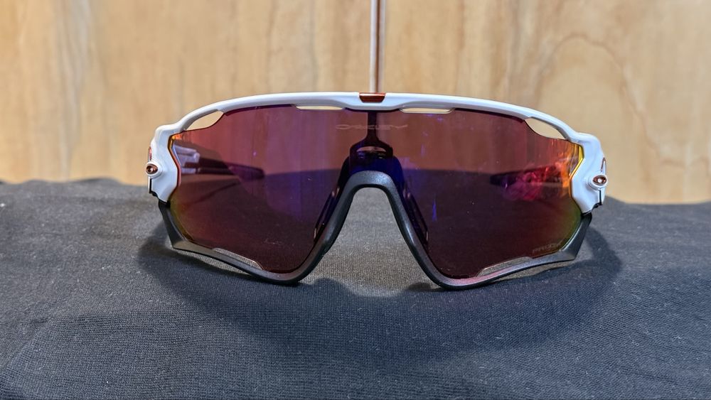 Ochelari de soare Oakley Jawbreaker alb