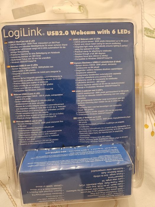 Webcam logilink usb2.0  6 leduri