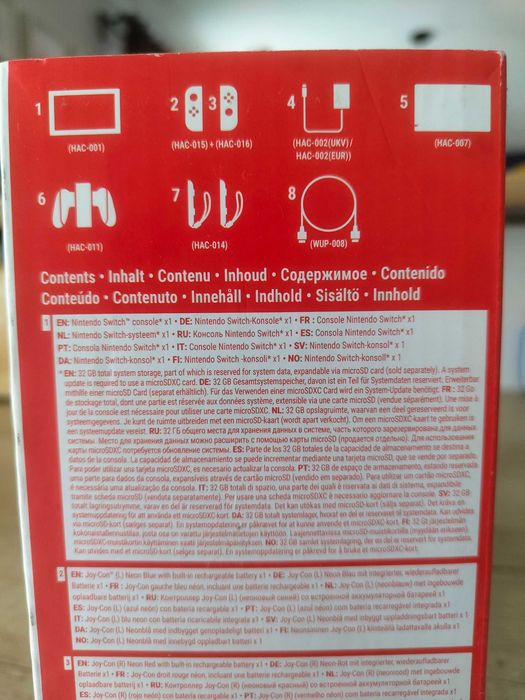 Nintendo Switch 1 [editie de lansare], fullbox, unmodded + husa