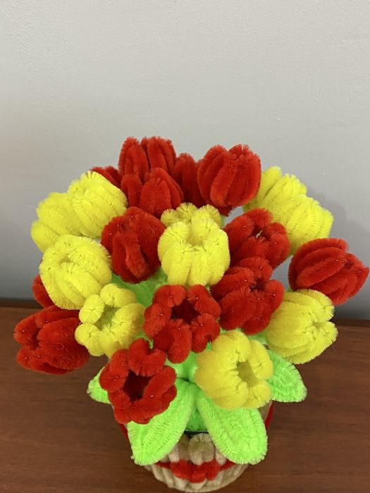 Тюльпаны ручной работы