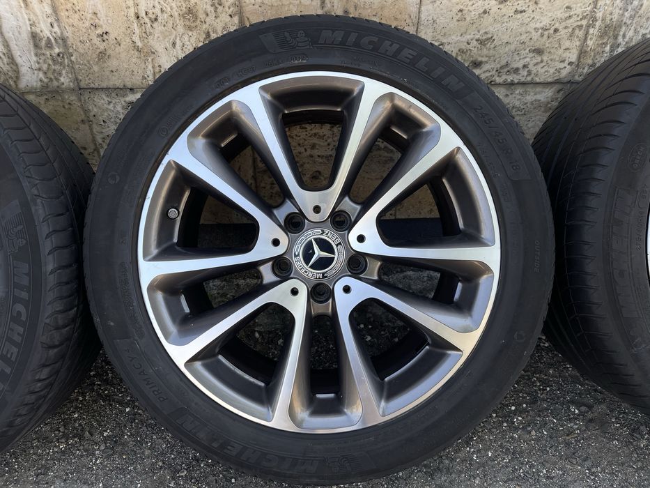 Jante Roți 18 Mercedes E V Class W213 Anvelope vara 245 45 R18 / 275 40 R18