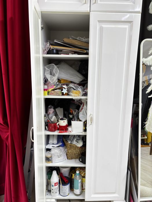 Шифонер, шкаф белый высокий