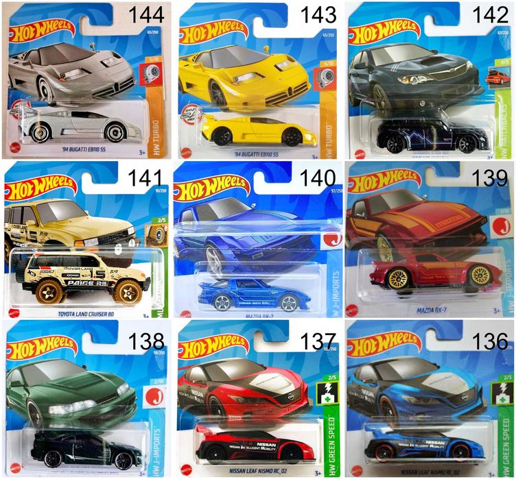 Метални колички Hot Wheels Хот Уиилс в мащаб 1:64 От различни години 1