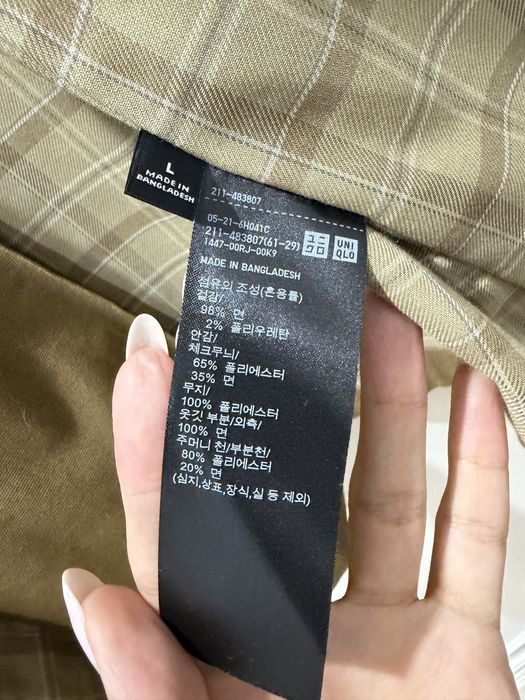 Короткий тренч Uniqlo