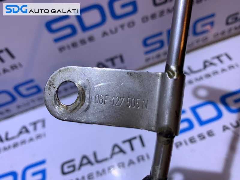 Teava Conducta Alimentare cu Senzor Presiune Combustibil Benzina VW Golf 5 2.0 FSI AXW BLX BLY BLR 2004 - 2008 Cod 06F127505N 06F127509N 06E906051E 06F127509N