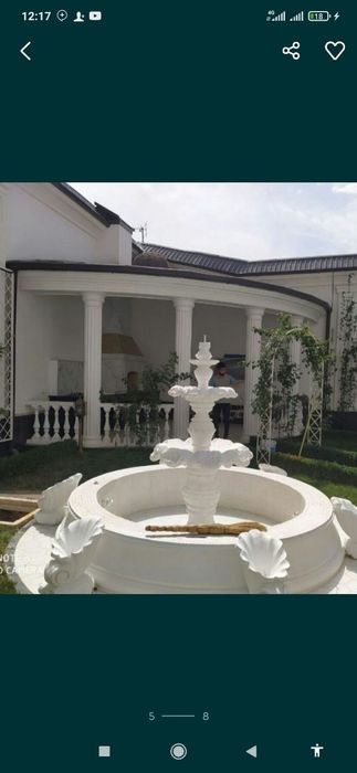 Фонтаны водопады шаршара Favoralar