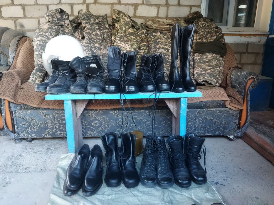 Новые и бу  военное! Одежда, обувь!