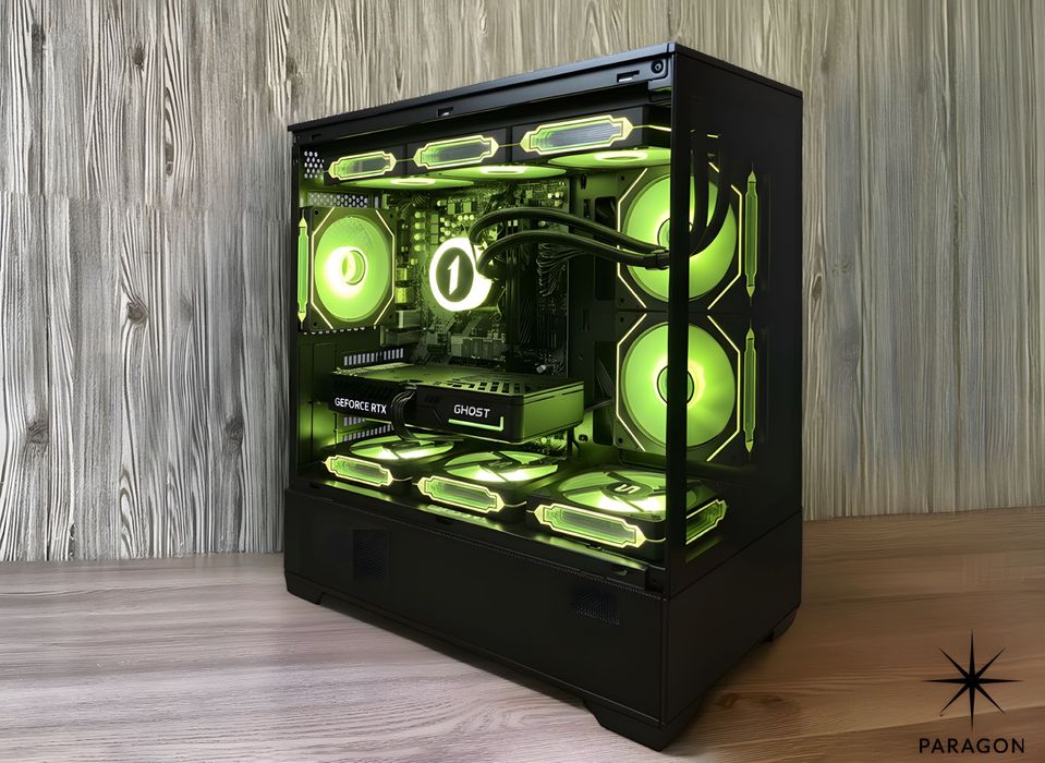 Геймърски компютър, гаранция Ryzen 7500F/RTX 5060TI/32GB RAM/1TB