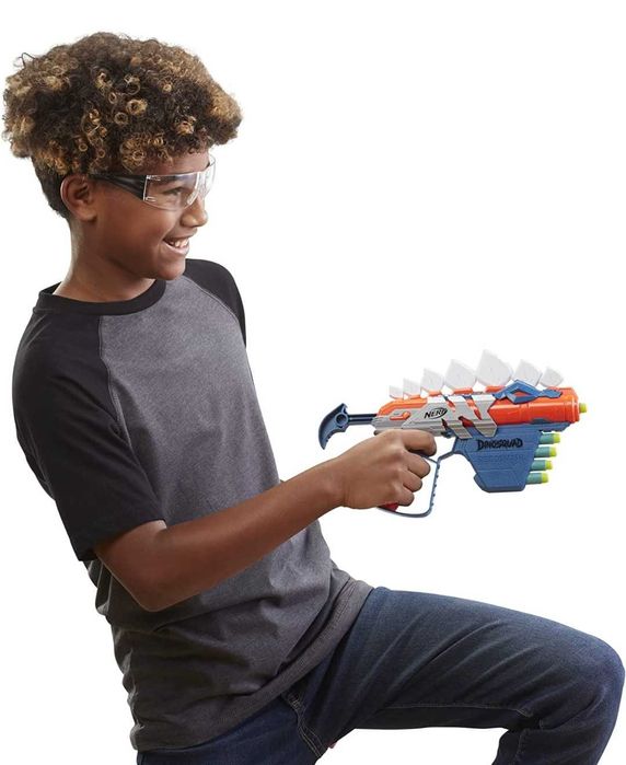 Бластер Nerf DinoSquad Stego-Smash Dart Blaster, 5 Darts.США