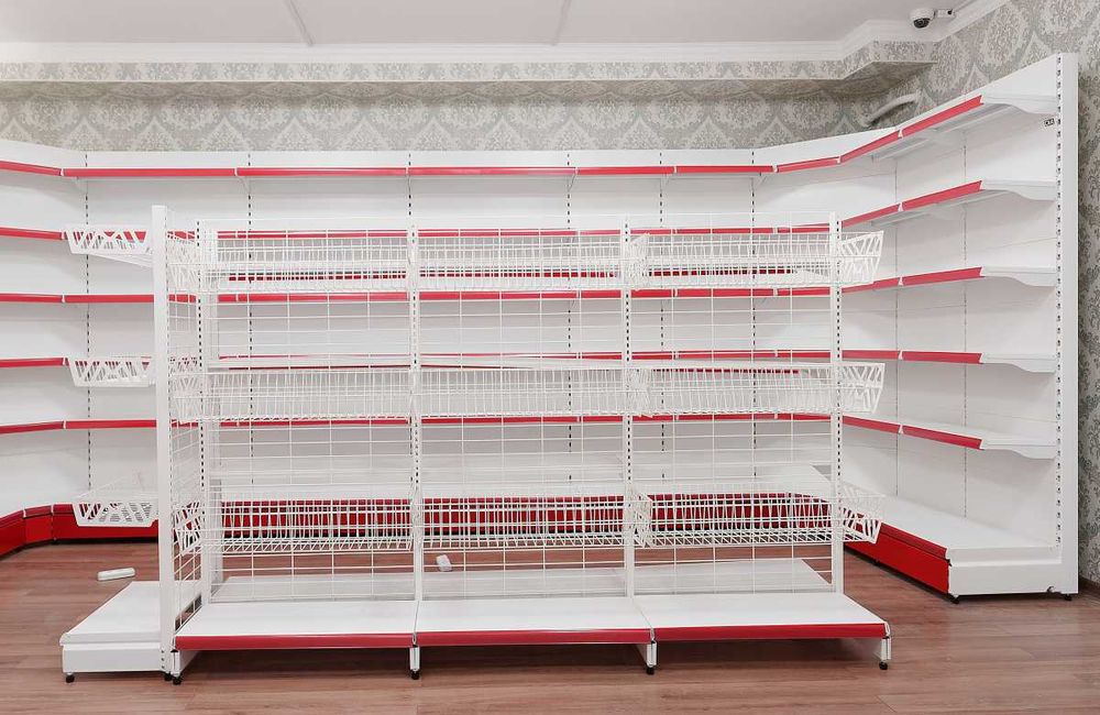 Стеллаж металлический сборный, полка стеллаж, полка металлическая alts