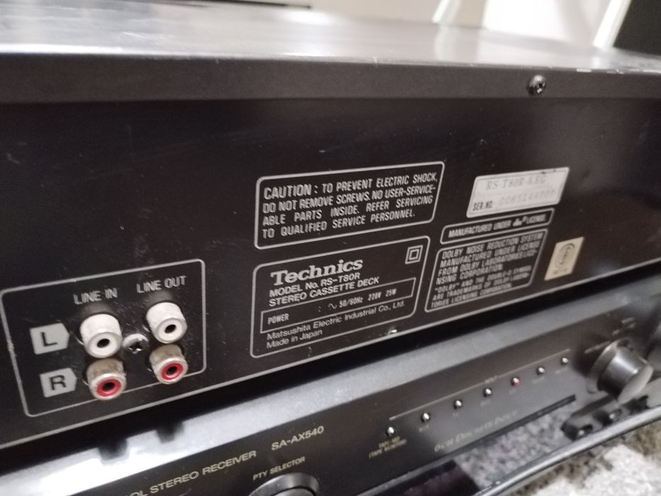 Dublu casetofon deck Technics RS-t80r