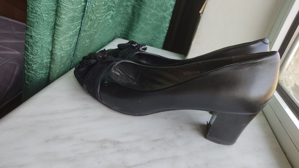 Туфли женские кожаные