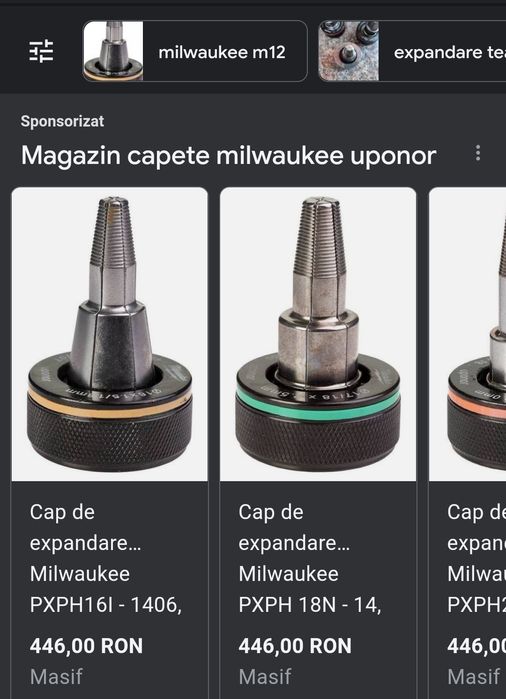 Milwaukee M18 Uponor Q&E dispozitiv expandare  țevi de până la 2"