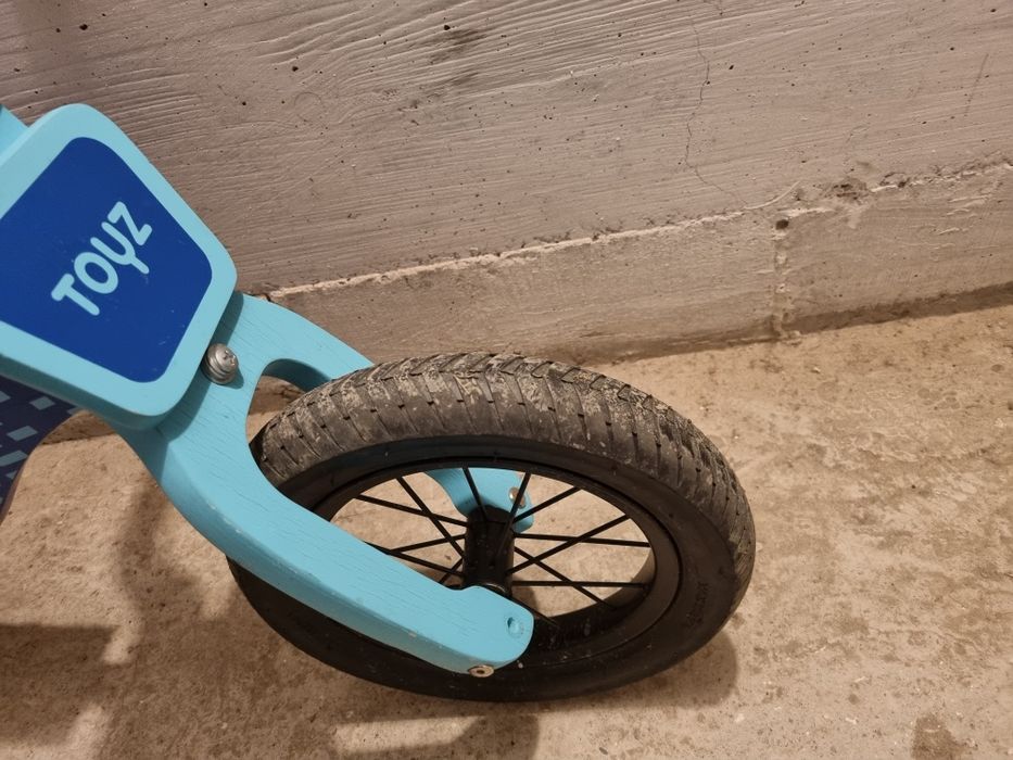 Bicicleta de lemn fara pedale Enduro Blue