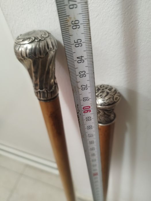Bastoane cu capul din argint 550€ toate 3