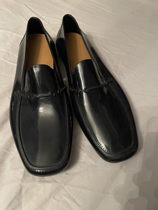 Оригинални лачени обувки Paciotti – черни, елегантен модел