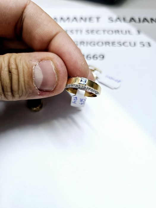 Vand set bijuterii din aur 14 k 9.41 g cod 408 409