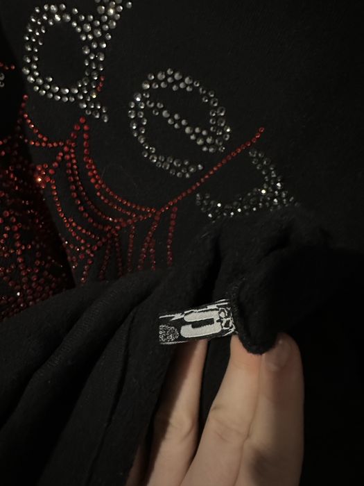 Hanorac Sp5der RHINESTONE OG HOODIE Spider