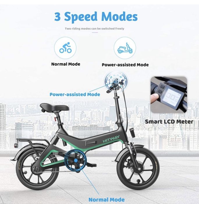 Bicicleta electrica Hitway