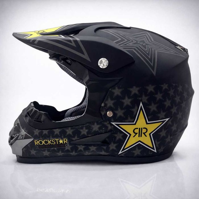 Кросова каска ROCKSTAR, Full Face, DOT Сертификат, Размер: S; M;