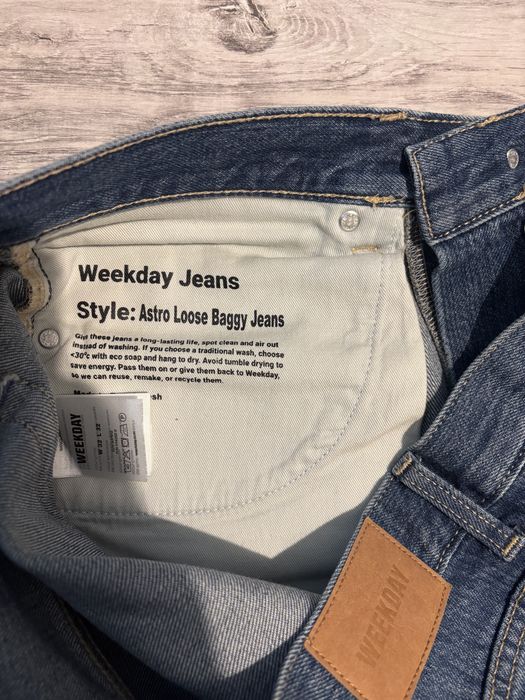 Weekday Astro Loose Baggy Jeans 32x32