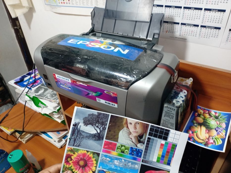 Epson 200 tezkor 6 ta rangli printer dyuzi 100% tayyor printer idialni