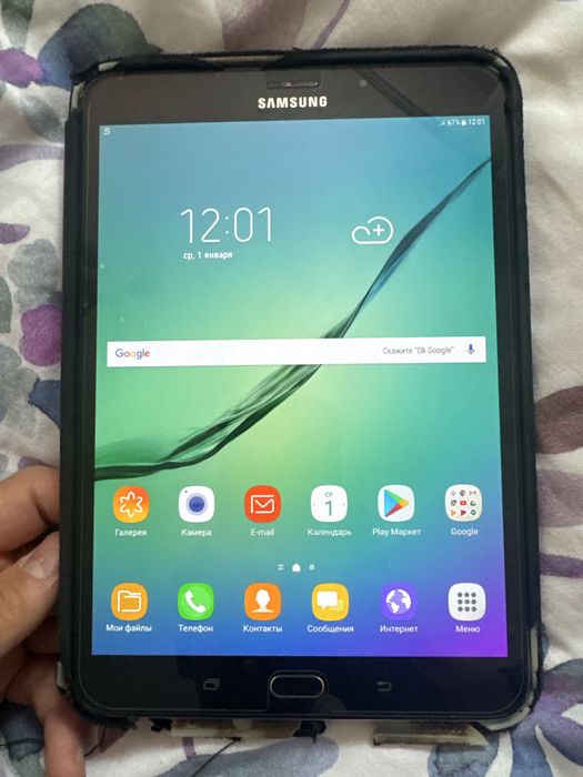Galaxy tab S2 с защитной пленкой