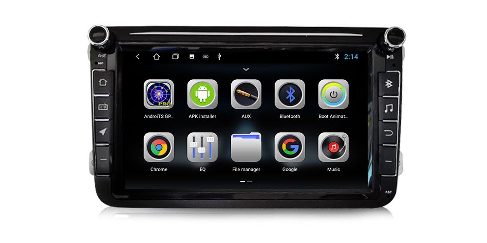 Navigatie VW Tiguain Passat B6 B7 Golf 5 6 Skoda Octavia 2 , 8 inch