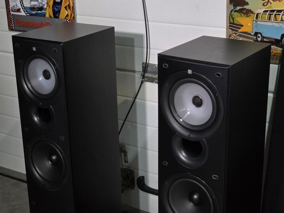 Boxe de podea KEF Q55, 3 cai, 10-150w, 6 ohm , hifi stereo coloane