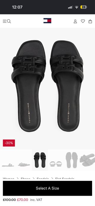 Шлепанцы Tommy Hilfiger, оригинал, новые!