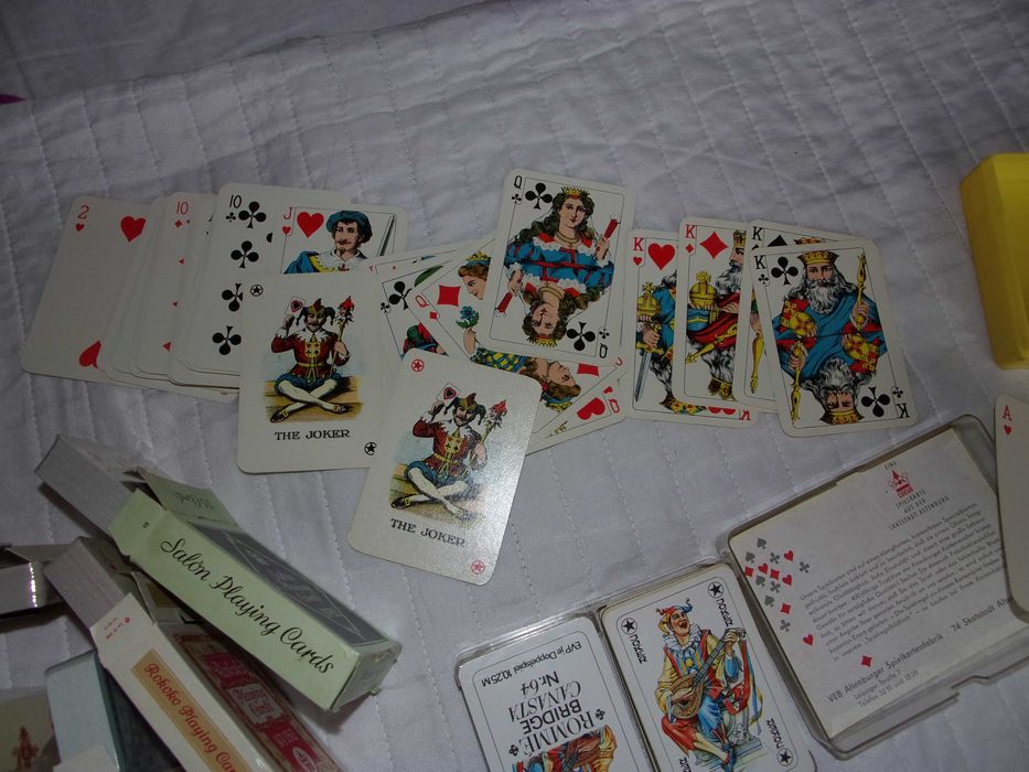 Carti de joc GDR si Cehoslovacia Noi Sigilate anii 80